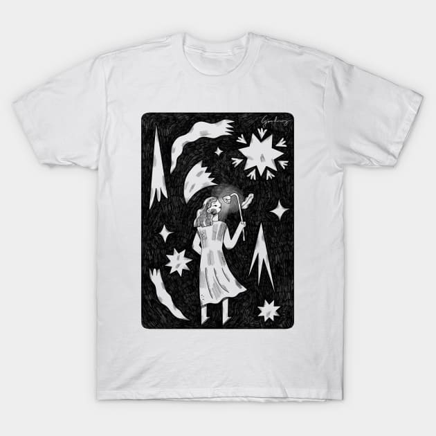 Flower shower T-Shirt by Mangayubecik